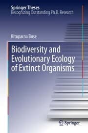 Cover von Biodiversity and Evolutionary Ecology of Extinct Organisms