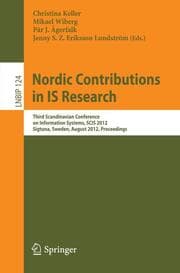 Cover von Nordic Contributions in IS Research