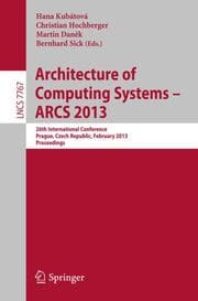 Cover von Architecture of Computing Systems -- ARCS 2013