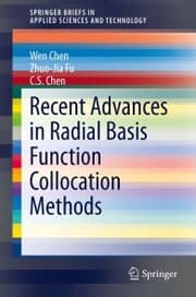 Cover von Recent Advances in Radial Basis Function Collocation Methods