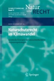 Cover von Naturschutzrecht im Klimawandel