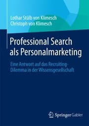 Cover von Professional Search als Personalmarketing