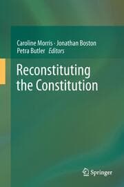 Cover von Reconstituting the Constitution