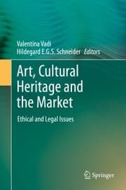 Cover von Art, Cultural Heritage and the Market