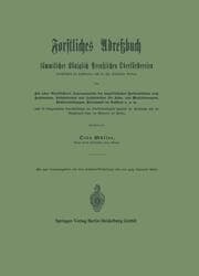 Cover von Forstliches Adreßbuch sämmtlicher Königlich Preußischen Oberförstereien