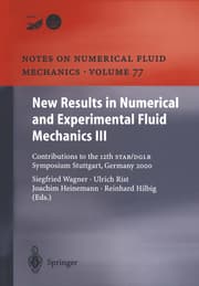 Cover von New Results in Numerical and Experimental Fluid Mechanics III
