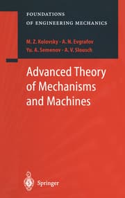 Cover von Advanced Theory of Mechanisms and Machines
