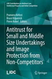 Cover von Antitrust for Small and Middle Size Undertakings and Image Protection from Non-Competitors