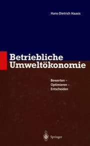 Cover von Betriebliche Umweltökonomie