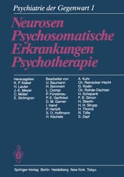 Cover von Psychiatrie der Gegenwart 1