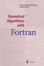 Cover von Numerical Algorithms with Fortran