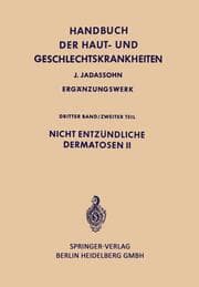 Cover von Nicht entzündliche Dermatosen II