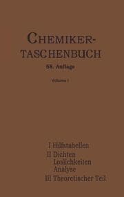 Cover von Chemiker-Taschenbuch