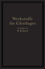 Cover von Werkstoffe für Gleitlager