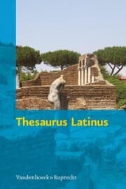 Cover von Thesaurus Latinus