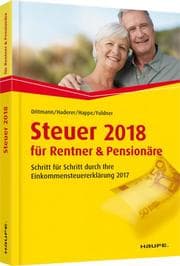 Cover von Steuer 2018 für Rentner und Pensionäre