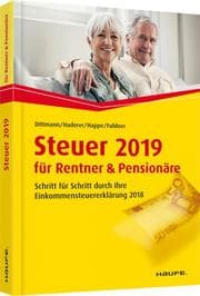 Cover von Steuer 2019 für Rentner und Pensionäre