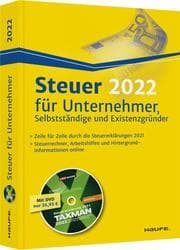Cover von Steuer 2022 für Unternehmer, Selbstständige und Existenzgründer