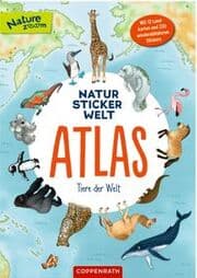Cover von Natur-Stickerwelt - Atlas: Tiere der Welt