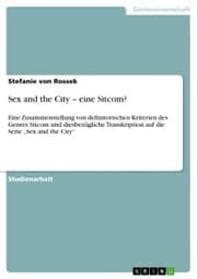 Cover von Sex and the City - eine Sitcom?
