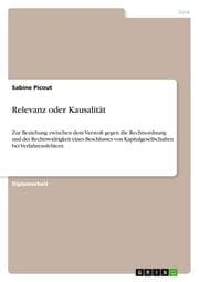 Cover von Relevanz oder Kausalität
