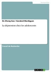 Cover von La dépression chez les adolescents