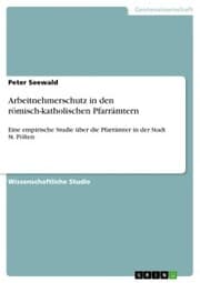 Cover von Arbeitnehmerschutz in den römisch-katholischen Pfarrämtern