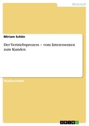 Cover von Der Vertriebsprozess - vom Interessenten zum Kunden