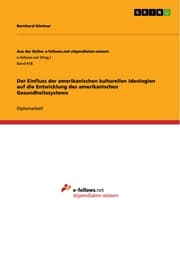 Cover von Der Einfluss der amerikanischen kulturellen Ideologien auf die Entwicklung des amerikanischen Gesundheitssystems