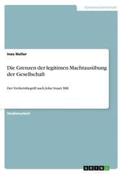 Cover von Der Freiheitsbegriff nach John Stuart Mill