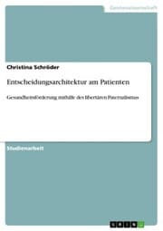 Cover von Entscheidungsarchitektur am Patienten