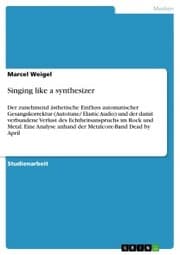 Cover von Singing like a synthesizer