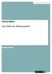 Cover von Die Ethik des Klimawandels