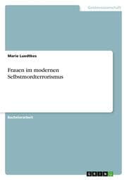 Cover von Frauen im modernen Selbstmordterrorismus