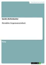 Cover von Heraklits Gegensatzeinheit