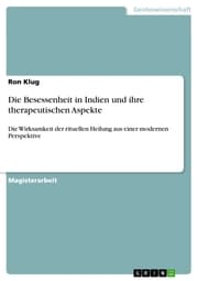Cover von Die Besessenheit in Indien und ihre therapeutischen Aspekte