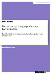 Cover von Energieeintrag, Energiespeicherung, Energieaustrag