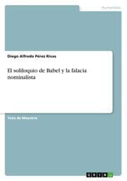 Cover von El soliloquio de Babel y la falacia nominalista