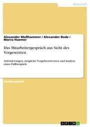 Cover von Das Mitarbeitergespräch aus Sicht des Vorgesetzten