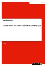 Cover von Parteiverbot im demokratischen Rechtsstaat