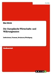 Cover von Die Europäische Wirtschafts- und Währungsunion