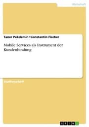Cover von Mobile Services als Instrument der Kundenbindung