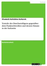 Cover von Vorteile des Durchsetzfügens gegenüber dem Punktschweißen und dessen Einsatz in der Industrie