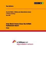 Cover von How Much Power Does the British Parliament Have?