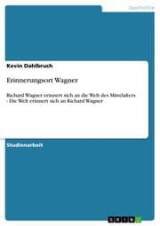 Cover von Erinnerungsort Wagner
