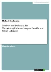 Cover von Zeichen und Differenz. Ein Theorievergleich von Jacques Derrida und Niklas Luhmann