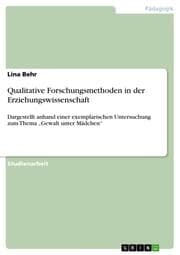 Cover von Qualitative Forschungsmethoden in der Erziehungswissenschaft