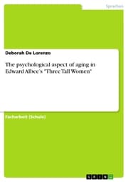 Cover von The psychological aspect of aging in Edward Albee's 'Three Tall Women'