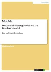 Cover von Das Mundell-Fleming-Modell und das Dornbusch-Modell