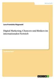Cover von Digital Marketing.Chancen und Risiken im internationalen Vertrieb
